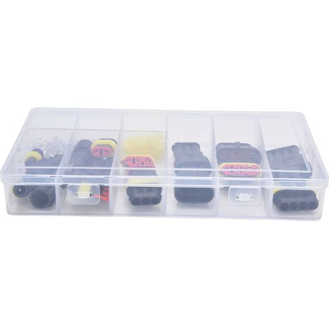 Kit de 96 connecteurs étanches pour câblage auto, embouts mâles et femelles (1/5)
