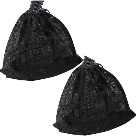 2er-Pack Filterbeutel für Teichpumpen (31 x 40,4 cm), schwarz, große Filterbeutel für Gartenteiche (2 Stück – 31 x 40,4 cm) (1/5)