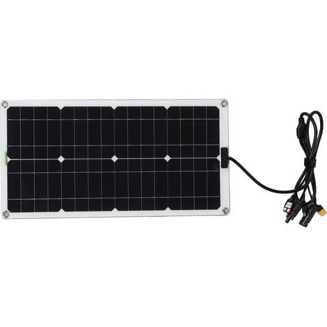 100-W-monokristallines Silizium-Solarpanel mit multifunktionaler Schnittstelle für Camping und als Notstromversorgung für Zuhause. (1/5)