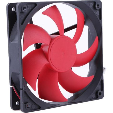 12025 12cm High Airflow Power Supply Fan, Dual Wire Cooling Fan for 12V Computer Case