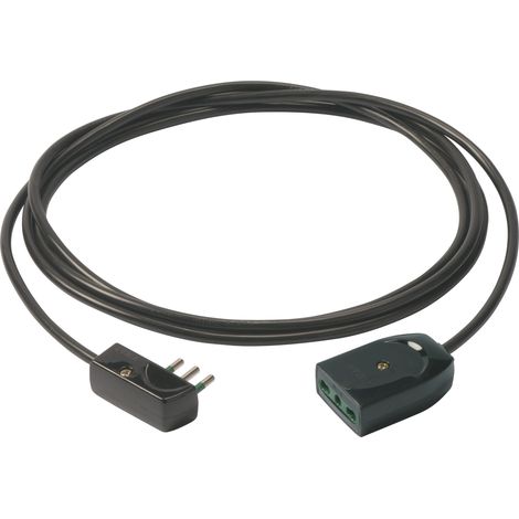 VIMAR - 0P32389 Cavo prolunga 3G1+spina piatta 5m nero