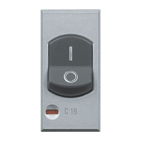 BTICINO axolute HC4301/16 - interrupteur magnéto-thermique 1P+N 16A 3kA 1 module