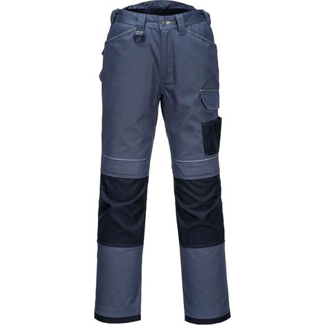 Pantalon Extensible Léger Pw3 - 28 - Gris Zoom/noir - Portwest (1/2)