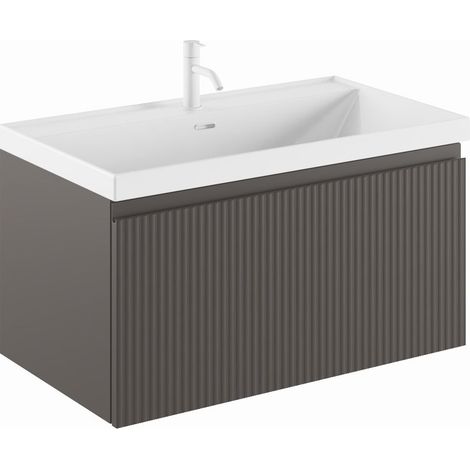 ROYO VORA Mueble 1C+Lavabo Cairo Habana Mate - Medida: 60 cm - ref: C0078430 (1/2)