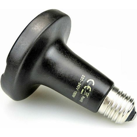 Riscaldatore a infrarossi in ceramica per animali domestici, riscaldatore a infrarossi da 25 W, lampada per rettili per anfibi, serpenti, uccelli, tartarughe, gatti, cani