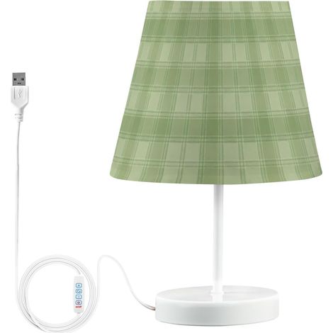 JUNZAN Lampe de lecture à carreaux vert sauge, 3 modes (1/5)