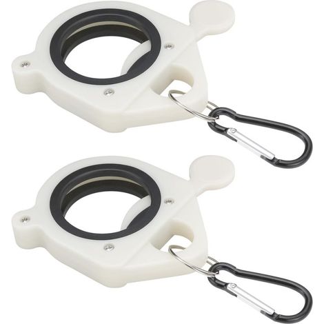 Lot de 2 Supports de Fixation Lumineux pour Serre câbles à Fermeture éclair 9 X 8,5 cm Convient pour Organiser Et Suivre Les Fils Et Les Câbles (1/5)