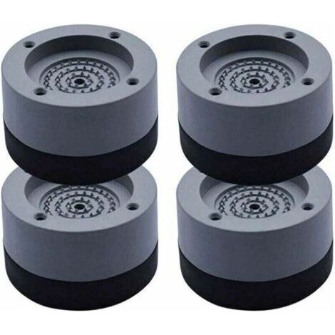 BUNTHAUS 4Pcs Patins Anti Vibration Tampon Anti-vibration Lave Linge Universel Pieds Stabilisateur Piédestal pour Lave-Linge Réfrigérateur (1/5)