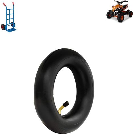 CAMERA D'ARIA 3.50-4 (4.10-4) X CARRIOLA CARRELLO PORTAPACCHI VALVOLA CURVA 90 (1/2)