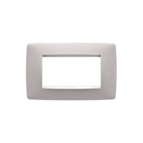 PLAQUE ONE 4P NATUREL BEIGE SATIN GEWISS GW16104VL