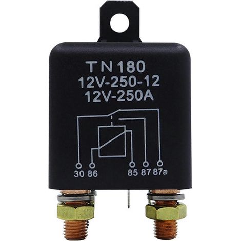 Compatible avec les relais automobiles 12V 24V 250A bornes de commande de batterie de moto haute puissance continue pour automobile RP. (1/5)