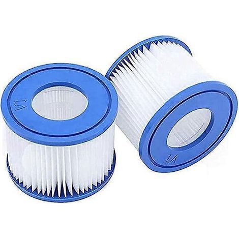 Lot de 2 cartouches filtrantes pour spa Lay-Z-Spa Bestway Flowclear, taille VI (1/4)