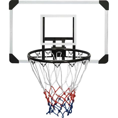 vidaXL Tablero de baloncesto policarbonato transparente 71x45x2,5 cm (1/2)