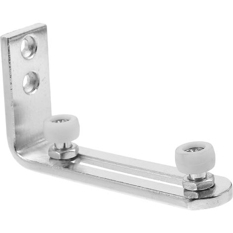 Guide de sol pour porte de grange coulissante acier carbone (1/5)