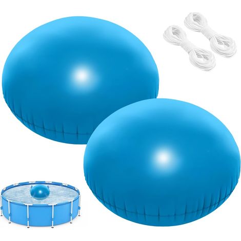 2pcs Coussin Hivernage Piscine Hors Sol, 1,2 M Coussin Hivernage Piscine avec 2 Cordes De 3 M, Ballon Hivernage Piscine pour Piscine d'hiver pour Couverture De Piscine, Bâches d'hiver (1/5)