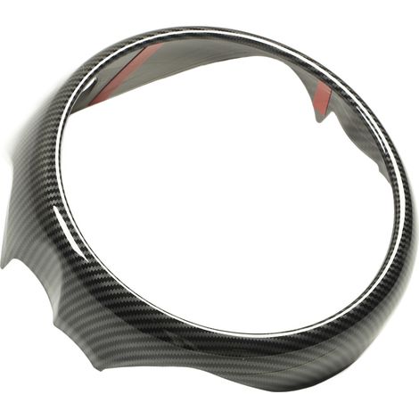 Cache de compteur de vitesse de console centrale en plastique ABS couleur fibre de carbone pour Cooper R54 R55 R56 (1/5)