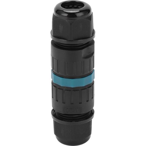 Connecteur circulaire étanche M20 3 broches, fiche aviation en plastique pour câble 5-9mm, prise électrique étanche IP68 (1/5)