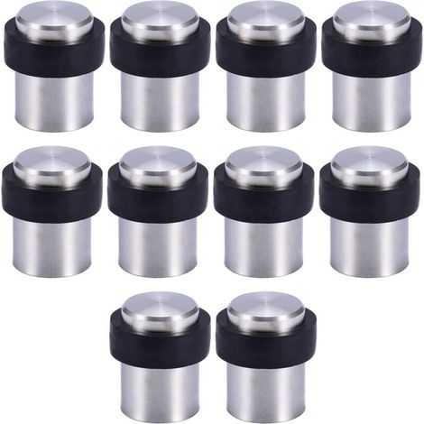 10 x Bodentürstopper 4,5 cm Edelstahl Türstopper Türstopper - Crezuo