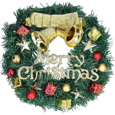Guirlande de Noël éclairée extérieure, éléments de Noël Classiques Couleurs Vives Guirlande de Noël éclairée pour Les décorations de Noël pour Les Vacances pour la fête (1/5)