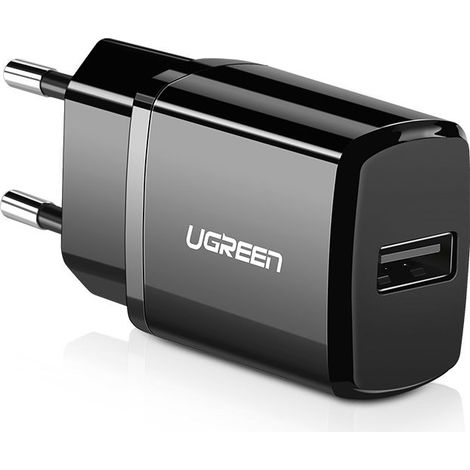 UGREEN ED011 Wandladegerät, USB, 2,1 A (schwarz) (1/5)