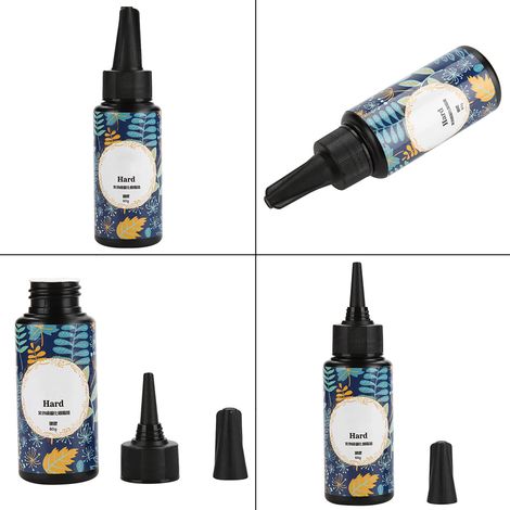Résine époxy UV à polymérisation en gel solaire transparente, colle pour la fabrication de bijoux DIY (60 g)