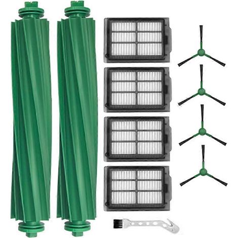 Filtre pour aspirateur brosse pour aspirateur Filtre de brosse pour aspirateur filtre de 11PCS Main Side Brosse Filtres de remplacement pour Plus 505 Combo/ 405 Combo Aspirateur Accessoires (1/5)