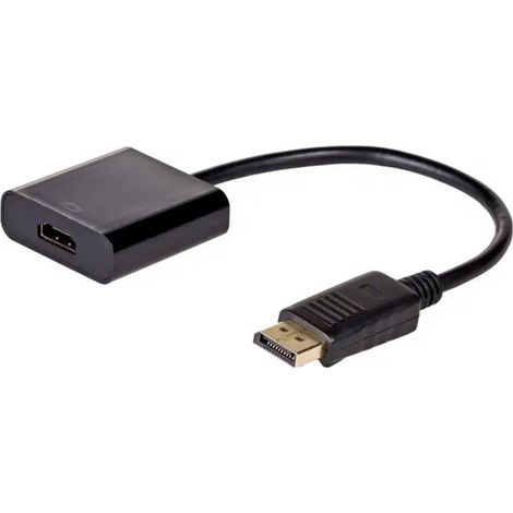Adattatore convertitore DisplayPort HDMI Akyga AK-AD-11 4K con cavo femmina-maschio da 15 cm (1/4)