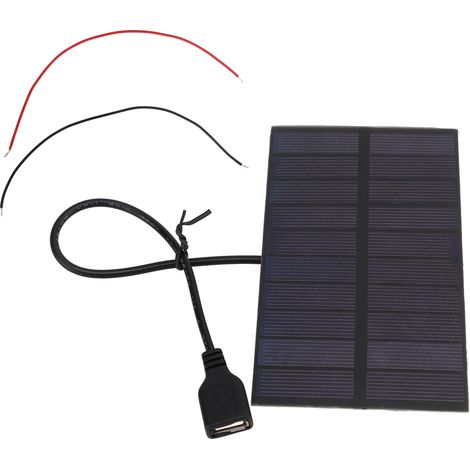 1,5-W-5-V-monokristallines Silizium-Solar-Kit, flexibles Solarpanel zum Selbstbauen mit USB-Anschluss (1/5)