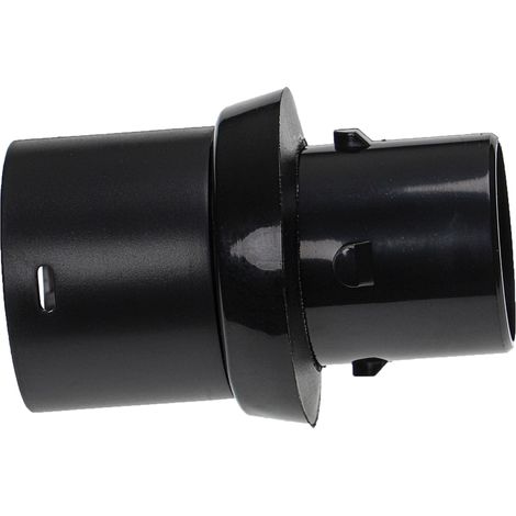vhbw Schlauch-Adapter kompatibel mit Nilfisk VP300, VP100 Staubsauger, Staubsaugerschlauch - Anschlussadapter, Schwarz