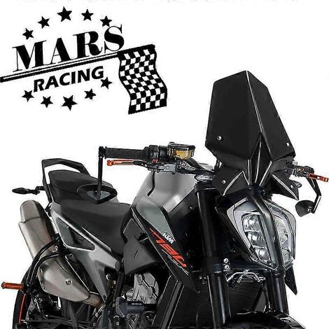 Déflecteur de vent de pare-brise sport pour moto Duke 790 (modèles 2018, 2019 et 2020) - Noir (1/5)