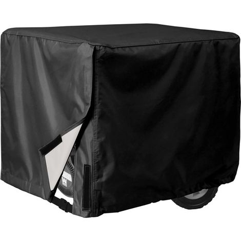 Universelle, wasserdichte Schutzhülle für Generatoren, Staubschutz, passend für die meisten Generatoren (66 x 51 x 51 cm) – Schwarz