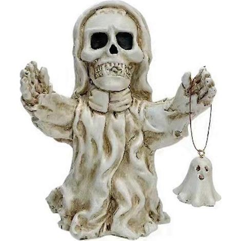 Décoration de bandeau en forme de crâne, figurines de squelette, statue cool B-- (1/5)