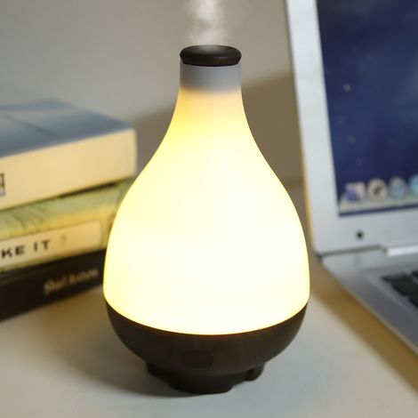 Hygromètre ultrasonique compact USB Purificateur d'air Voiture Chambre Bureau (Couleur sombre) (1/5)
