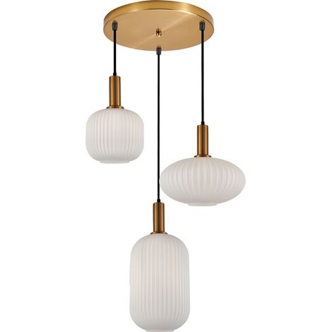 DELLA 3 Hängelampe E27 Gold ITALUX PND-31982-3-GD