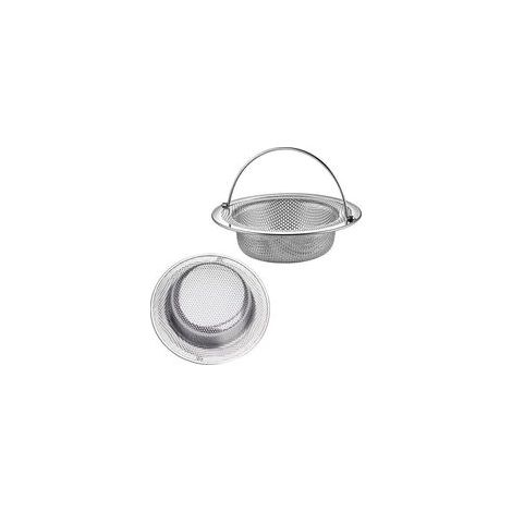 Filtre évier Cuisine,2 Pcs Filtre à évier avec Poignée en Acier Inoxydable,Grille Evier Cuisine,Bouchon Evier Cuisine,pour Évier de Cuisine/Salle de Bain Filtre AntiObstruction (11 cm Diamètre) (1/5)
