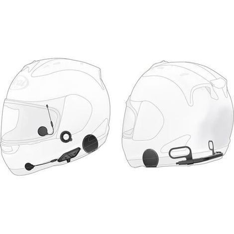 Intercom moto bluetooth - Sena - 10U - Casque intégral Arai - Autonomie 10h - Bluetooth 4.1 (1/4)