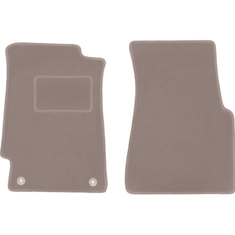 Alfombrillas delanteras beige para Honda Civic V hatchback (1991-1996)