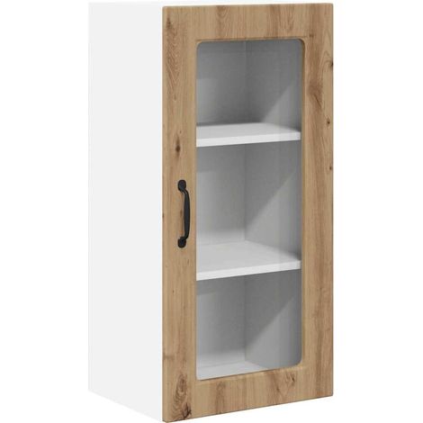 Meubles de Rangement,Armoire de cuisine avec étagère Chêne artisanal 40 x 31 x 80 cm CFW170947 (1/5)