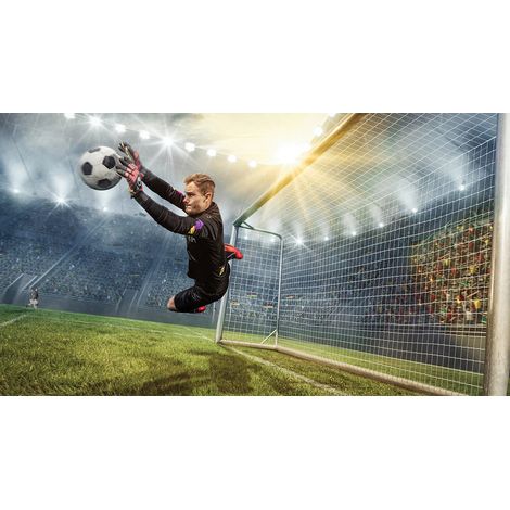 Papier peint panoramique Football - Joueur de Foot - 130 cm x 72 cm (1/2)