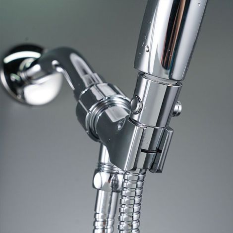 Stop Douche, 2 Pièces Robinet D'arrêT du Pommeau de Douche G1/2, Economiseur D'eau pour Douche Fabriqué en Matériau ABS de Haute qualité, Convient pour La Cuisine ou La Douche (1/3)