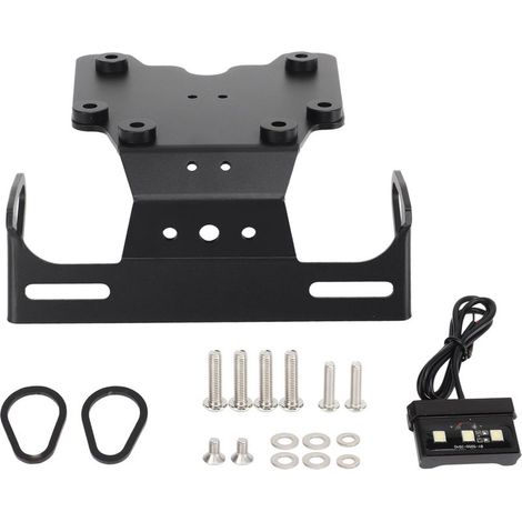 Support de support de plaque d'immatriculation de moto avec remplacement de lumière LED pour TENERE700 2019+ (1/5)
