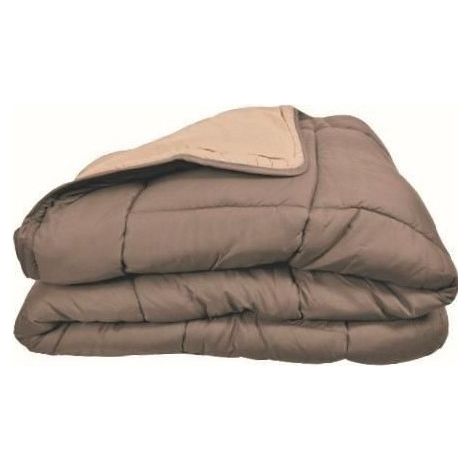 Poyet-Motte CALGARY Couette chaude Microfibre Taupe Lin 240x260cm