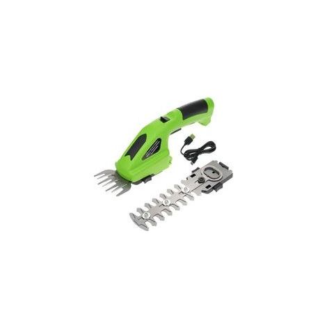 Taille Haie Electrique Mini Taille-Herbes sans Fil avec Batterie 7,2V Cisaille Sculpte-Haies 2 en 1 et USB C câble, 1100r/min, pour Couper Les Haies, Les pelouses (1/4)