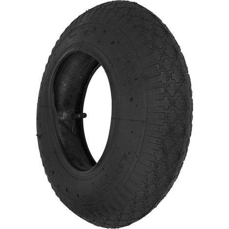 Pneu + chambre à air 4.80/4.00-8 KD461 – Caoutchouc haute qualité – Résistance intempéries et dommages mécaniques – Accessoire brouette motorisée (1/5)