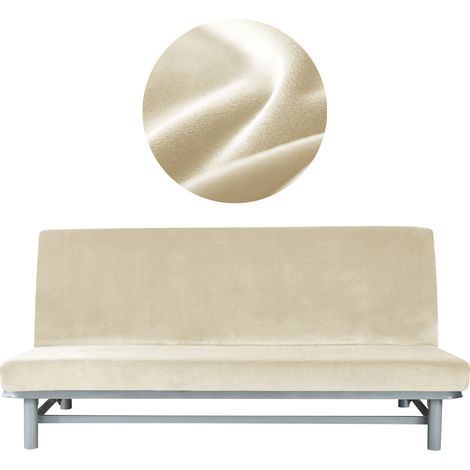 FODERA per DIVANO LETTO 190-210cm velour CREMA