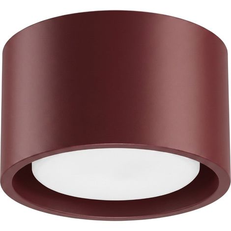 Plafones MODO borgoña aluminio 1xGx53 10cm Sollux (1/2)
