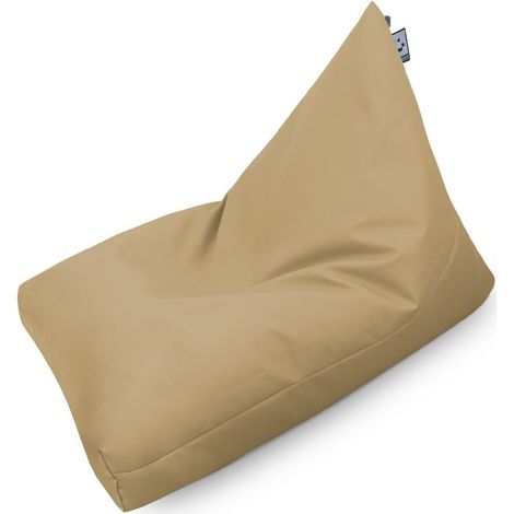 Puff Pirámide Polipiel Indoor Beige HAPPERS XL