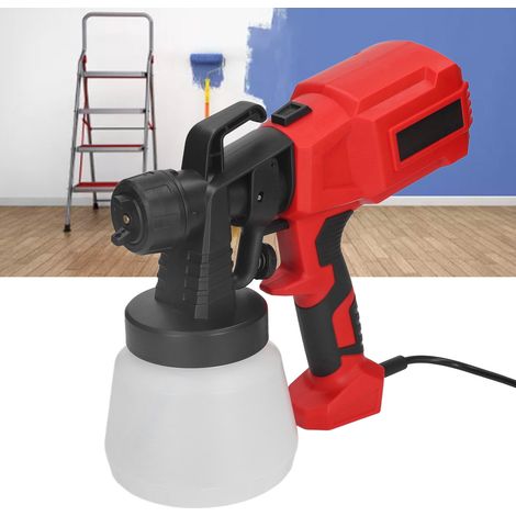 Pistolet à peinture électrique portatif à jet divisé, pistolet à peinture portable, pistolet à pulvérisation haute pression, norme européenne 220 V (1/5)