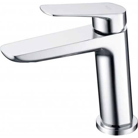 IMEX Grifo monomando para lavabo con cuerpo de latón cromado cartucho cerámico Ø35mm acabado cromado incluye tubos flexibles modelo Belgica Imex-BDZ044-1 (1/3)