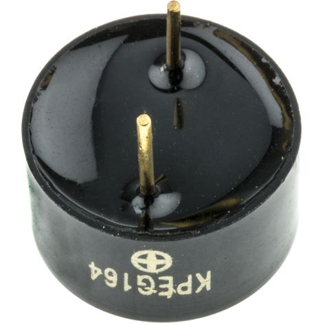 Buzzer piézo RS PRO 80dB Continu, 20V c.a. max, Traversant